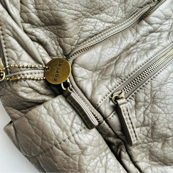 NWOT Ampere Creations Vegan Leather Backpack - Picture 3 of 10